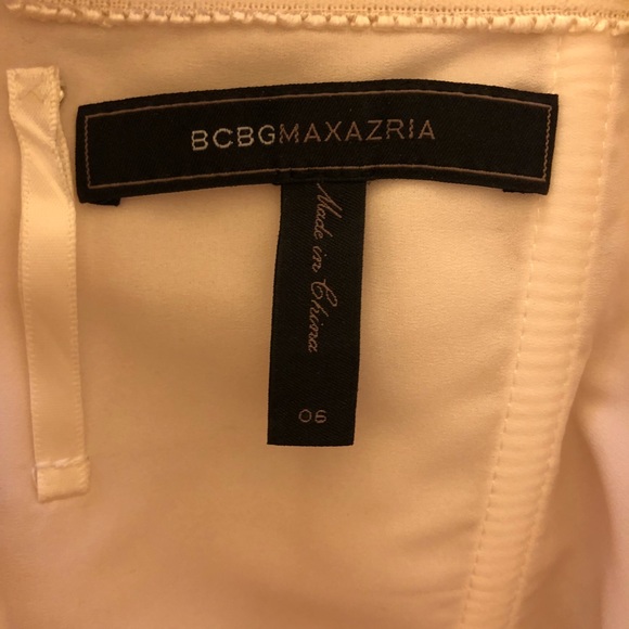 BCBGMaxazria Strapless Striped Dress NWOT - Picture 5 of 8